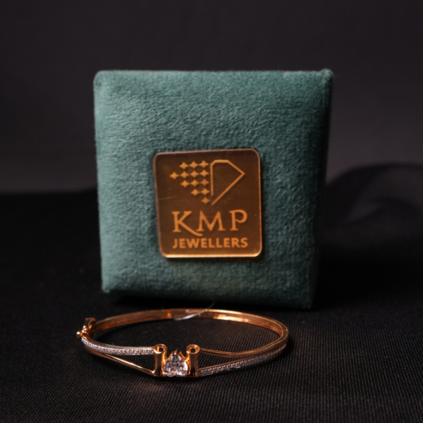Diamond Solitaire Bangle