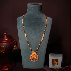 Exquisite Gold and Bead Antique-Style Mangalsutra